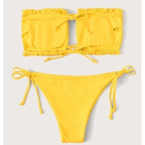 SHEIN Yellow Bikini☀️ - Picture 5 of 7